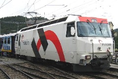RhB (Rhätische Bahn), St. Mortiz, 10. July 2004